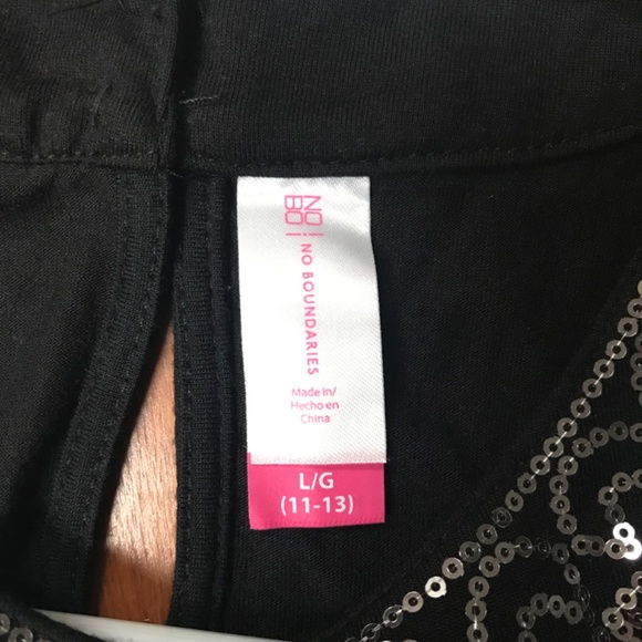 No Boundaries Halter Swing Tank Black NWT Size L/G 11-13 Juniors - Picture 7 of 10